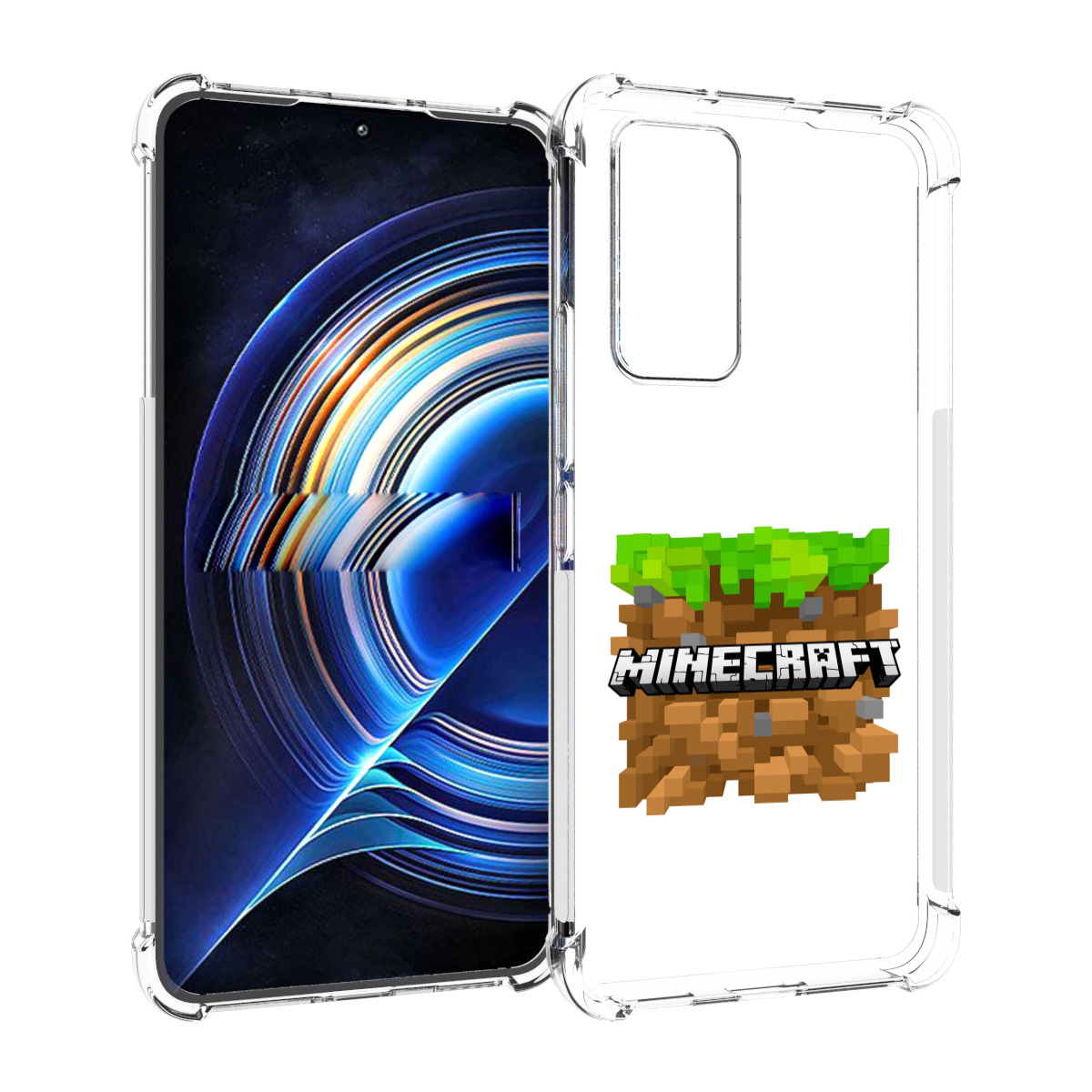 

Чехол MyPads Minecraft-2 для Tecno Camon 19 Neo, Прозрачный, Tocco
