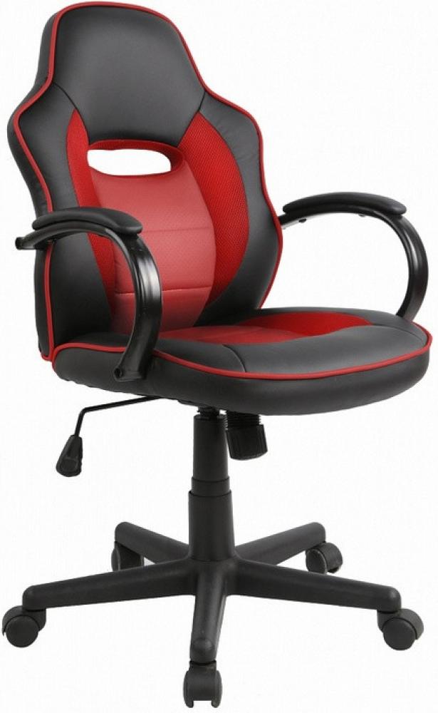 

Кресло BN_DP_ EChair-659 TPU черный, красный кожзам, пластик