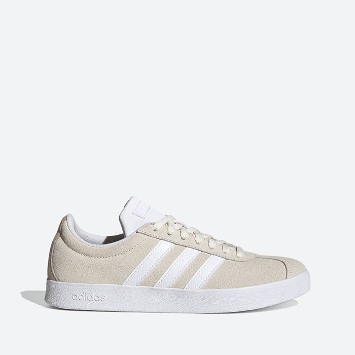 фото Кеды женские adidas vl court 2.0 белые 3.5 uk