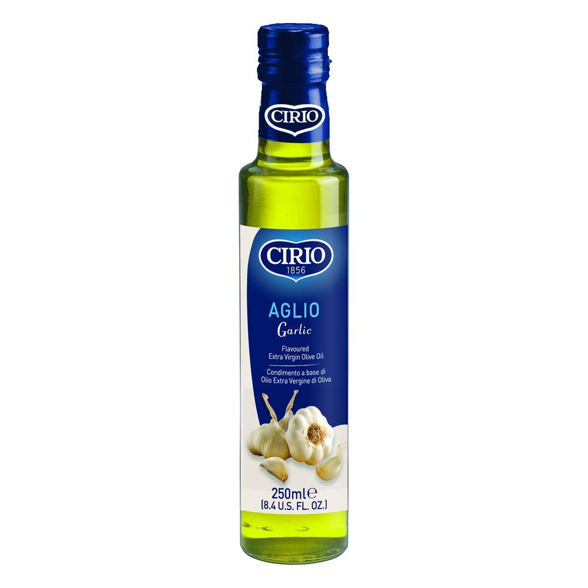 Оливковое масло Cirio Extra Virgin с чесноком 250 мл