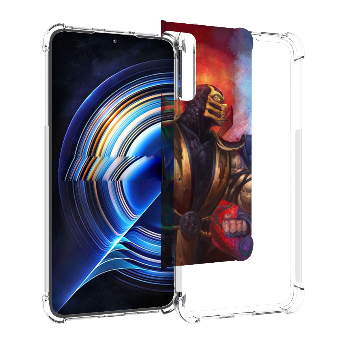 

Чехол MyPads Mortal Kombat art для Tecno Camon 19 Neo, Прозрачный, Tocco