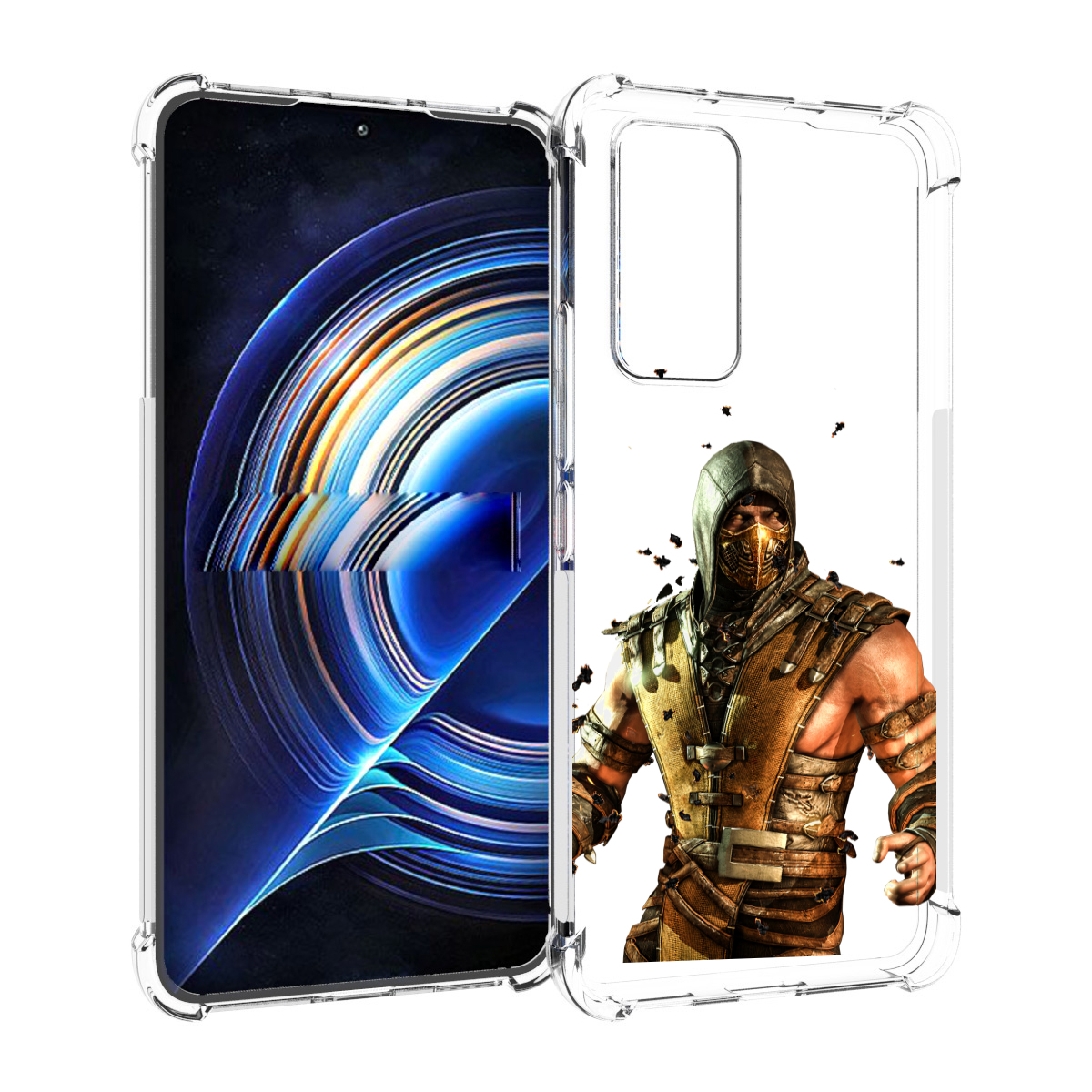 

Чехол MyPads Mortal Kombat scorpion для Tecno Camon 19 Neo, Прозрачный, Tocco