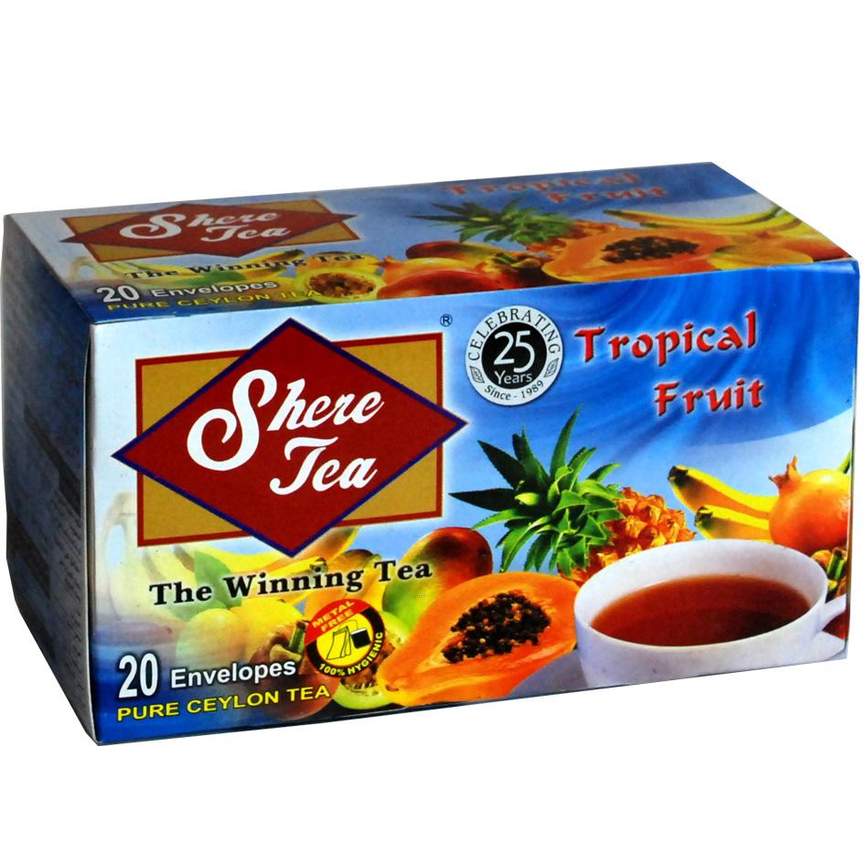 

Чай черный Shere Tea Тропические фрукты 2 г х 20 шт