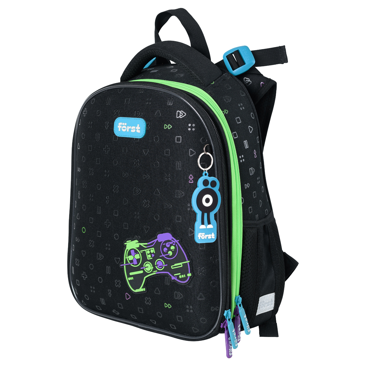 

Ранец Forst F-Top Super gamer 36*28*15 см, 2 отделения, 2 кармана, анатомическая спинка, Черный, F-Top