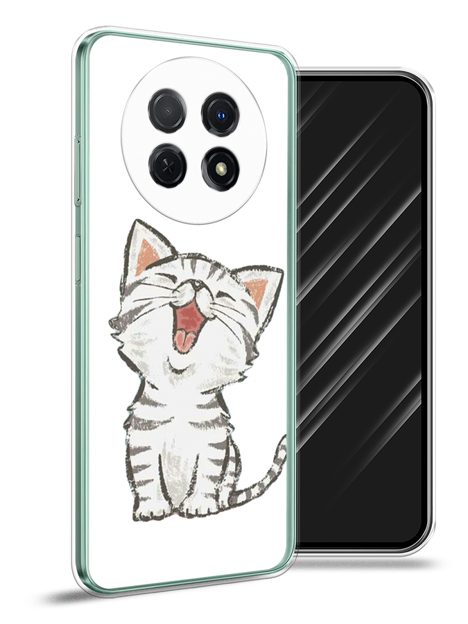 

Чехол Awog на Huawei Nova Y91 "Котенок рисованный", Серый;белый, 6121650-1