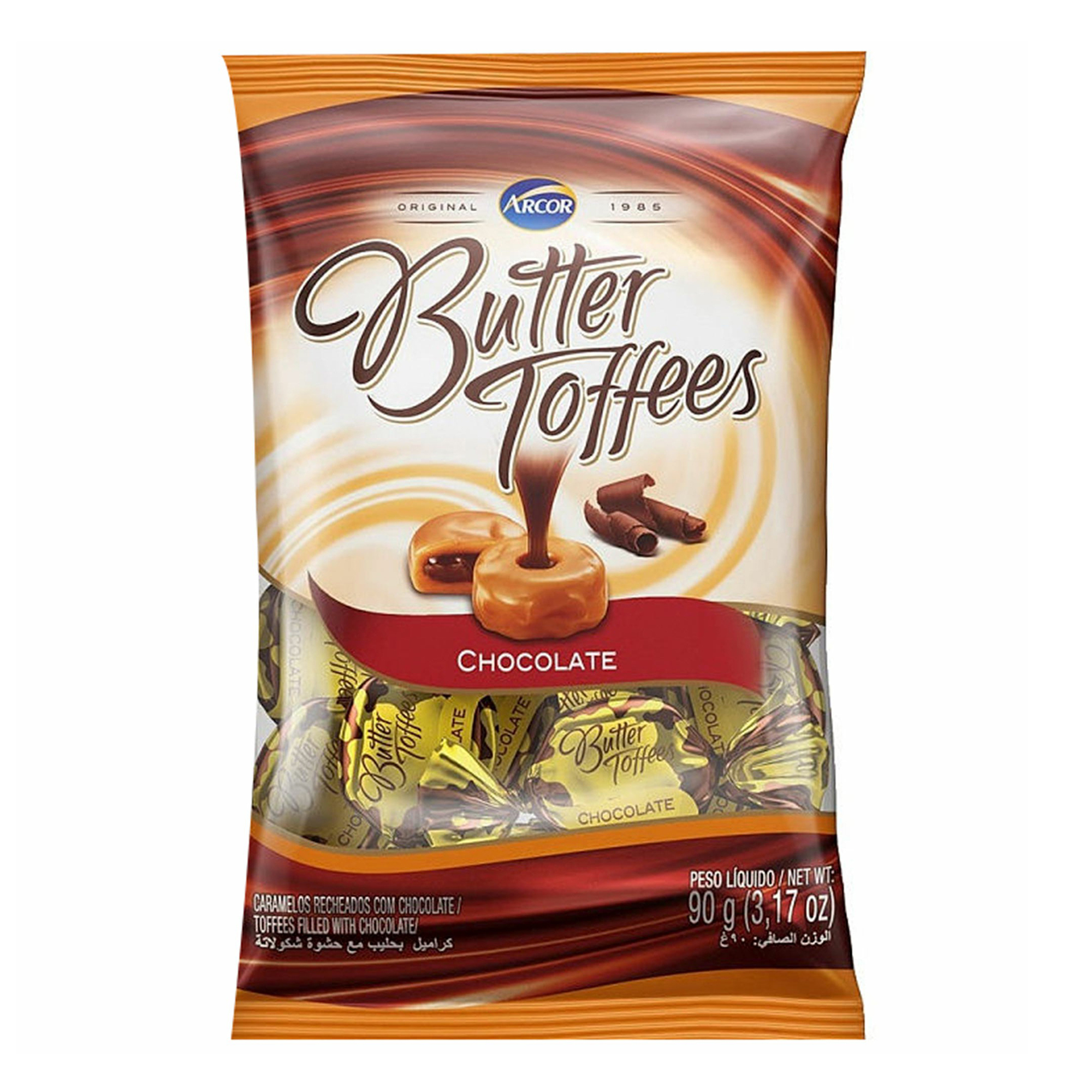 

Конфеты молочные Butter Toffees с шоколадной начинкой 90 г