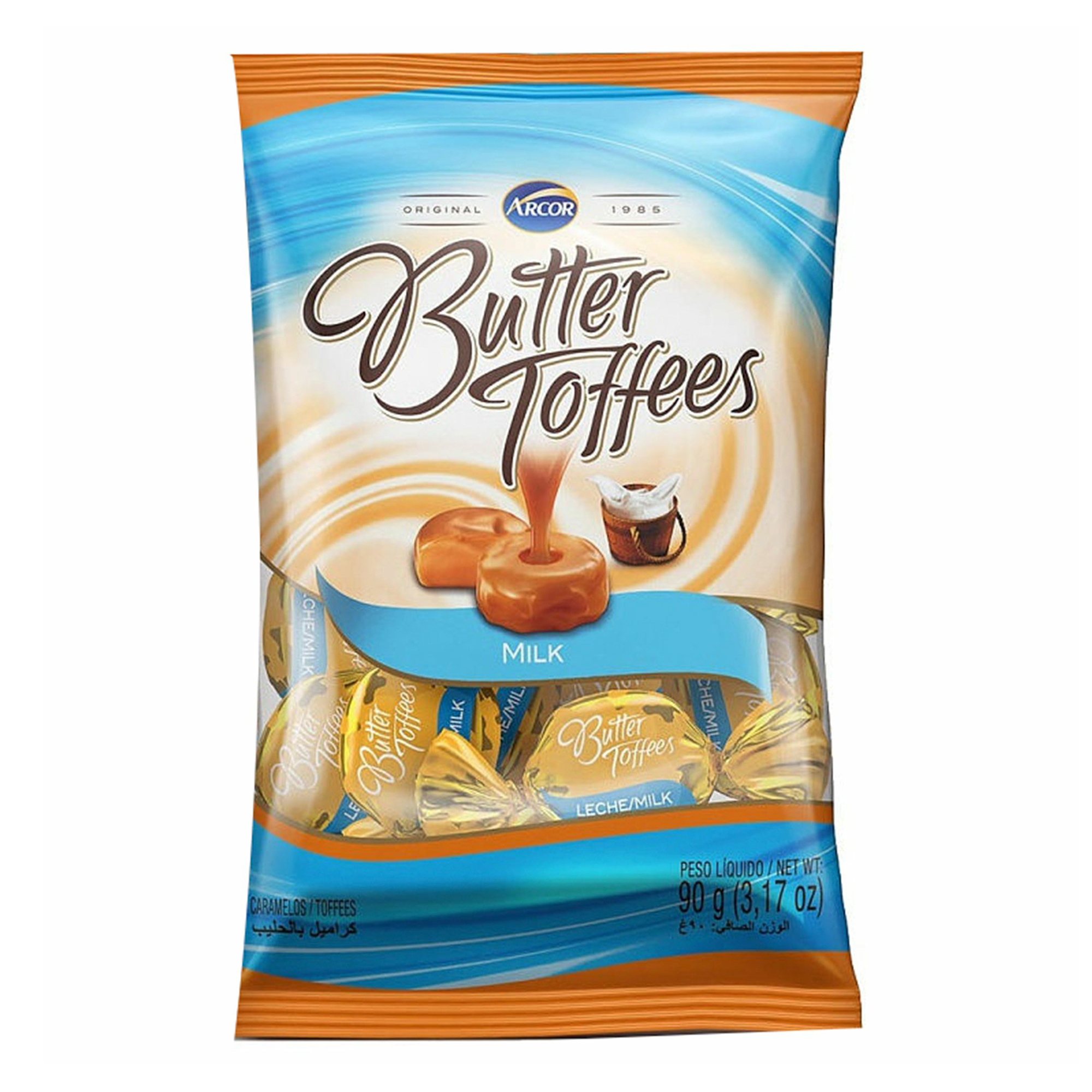 

Конфеты молочные Butter Toffees с молочной начинкой 90 г