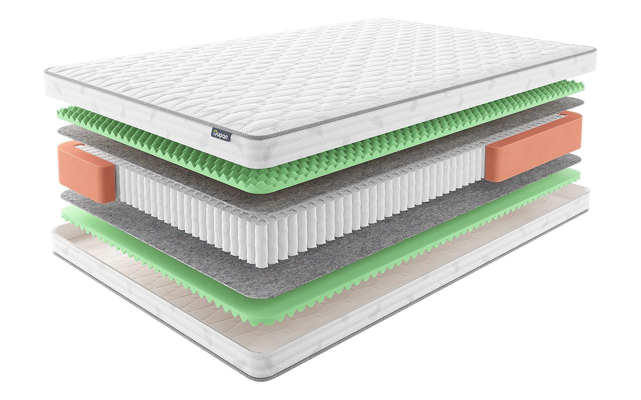 

Матрас Gupan Osteon Kuma 200x190 см, Белый, Osteon Kuma