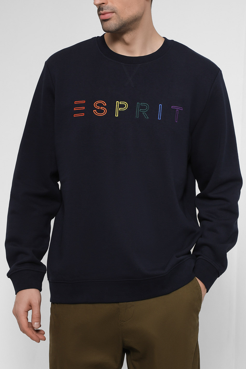 

Свитшот мужской Esprit 012EE2J308 синий L, 012EE2J308