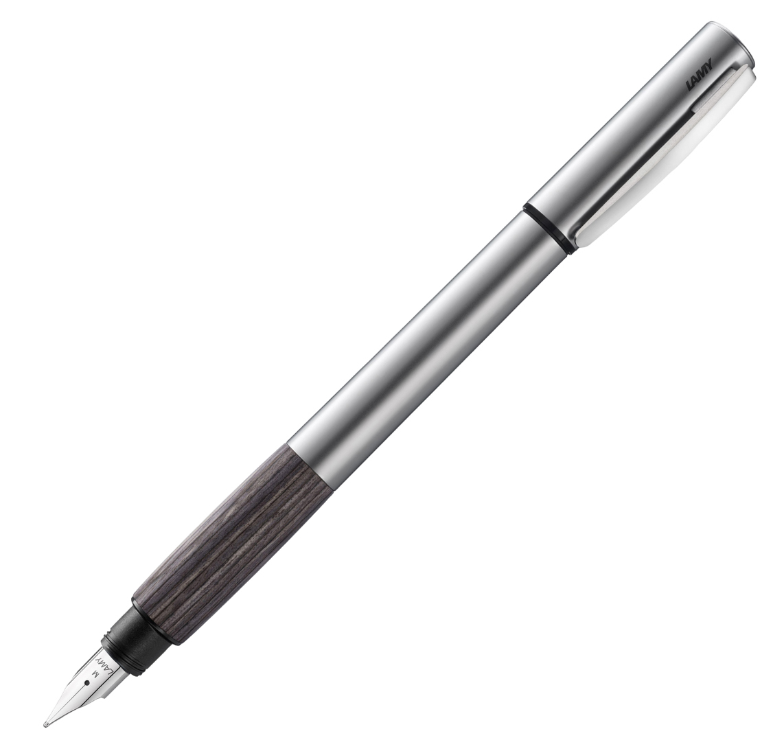 

Перьевая ручка Lamy 096 accent Сталь/дерево F, 4026658