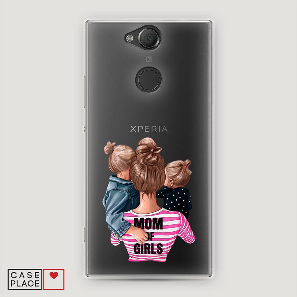 

Чехол Awog на Sony Xperia XA2 "Mom of Girls", Разноцветный, 53150-6