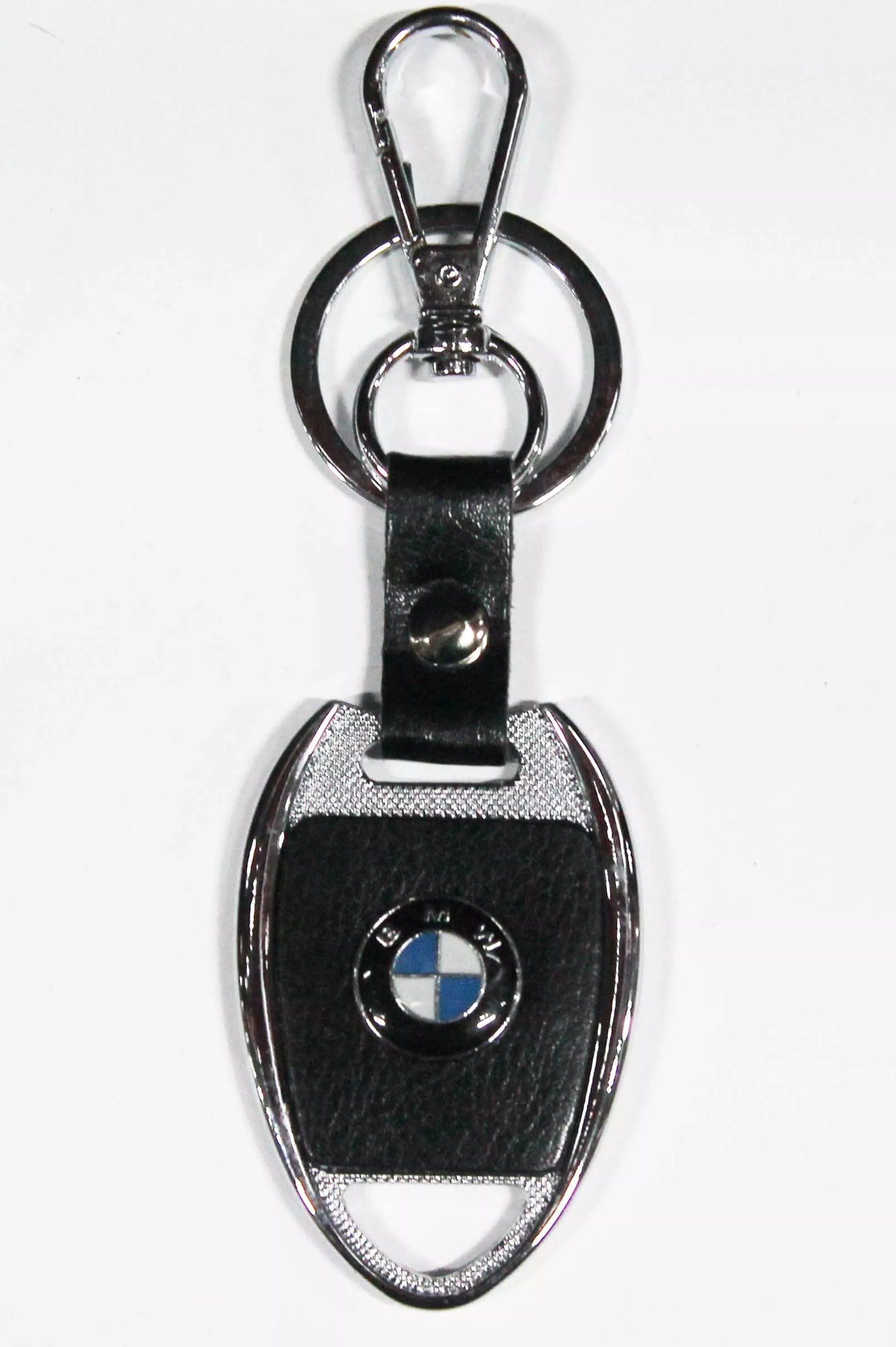 

Брелок на ключи с логотипом автомобиля BMW, Черный, Брелок_Кожа_2