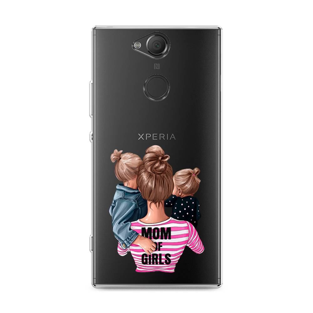 

Чехол Awog на Sony Xperia XA2 Plus "Mom of Girls", Разноцветный, 53550-6