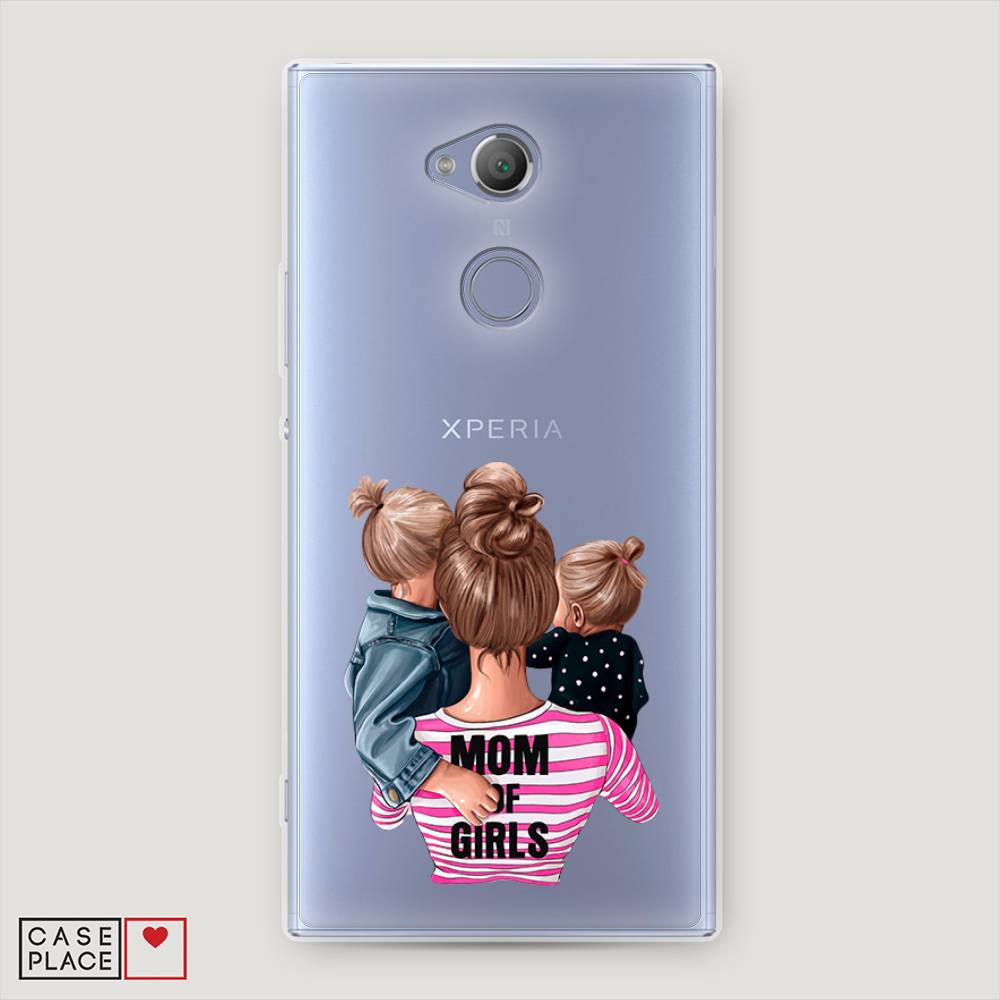 фото Силиконовый чехол "mom of girls" на sony xperia xa2 ultra awog