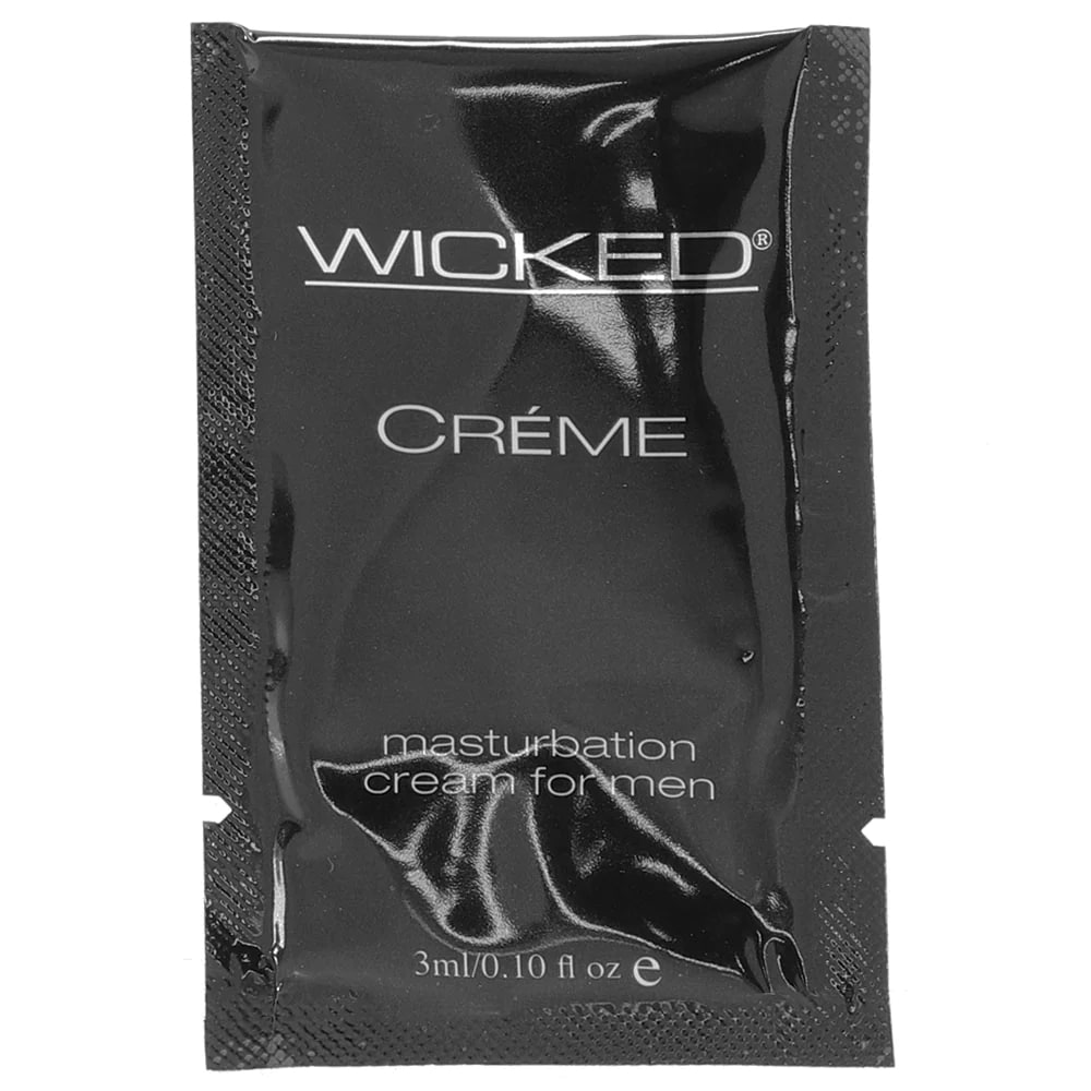 

Крем для массажа и мастурбации Wicked Stroking and Massage Creme - 3 мл.