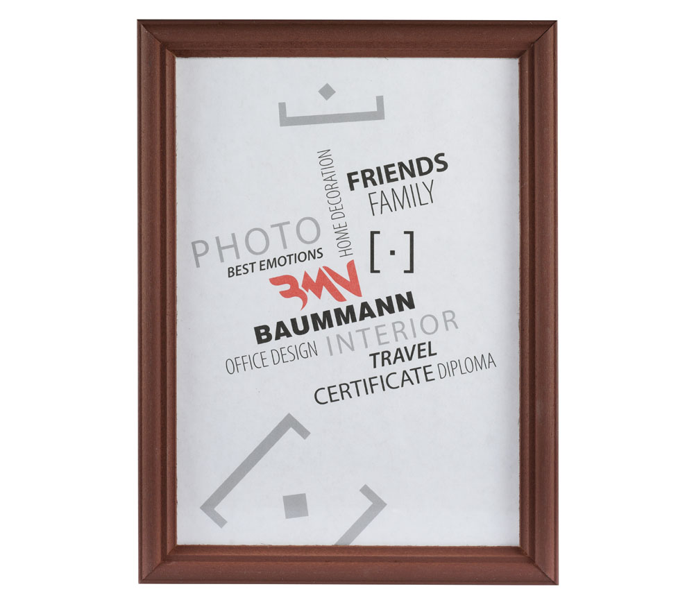 

Фоторамка Baummann 15x21 см. сосна орех, Коричневый, сосна орех