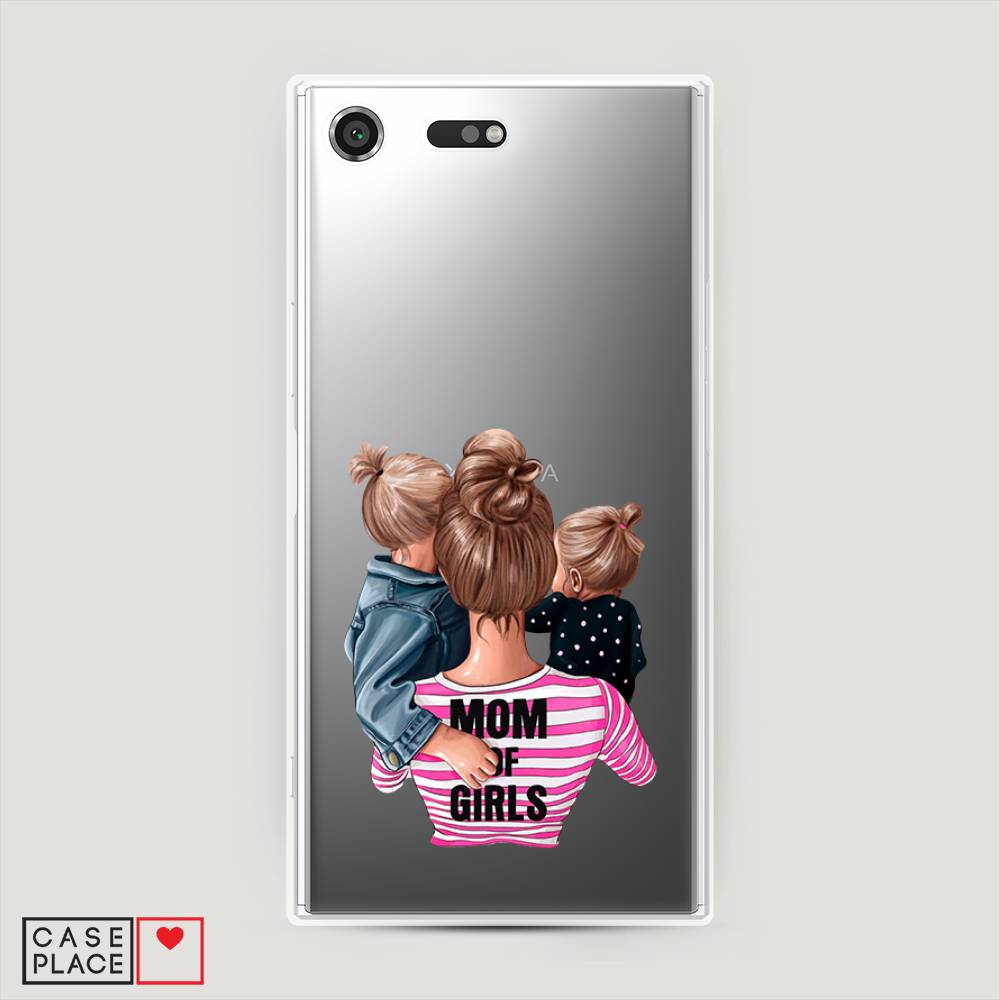 

Чехол Awog на Sony Xperia XZ Premium "Mom of Girls", Разноцветный, 52450-6
