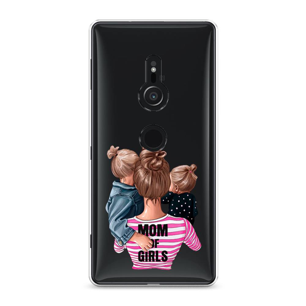 

Чехол Awog на Sony Xperia XZ2 "Mom of Girls", Разноцветный, 52850-6