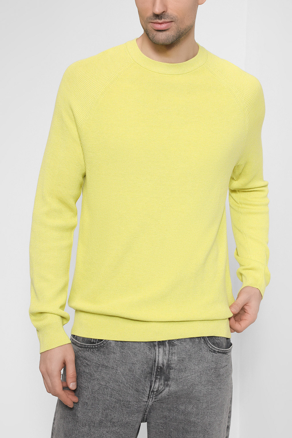

Джемпер мужской Esprit 081EE2I312 желтый XL, 081EE2I312