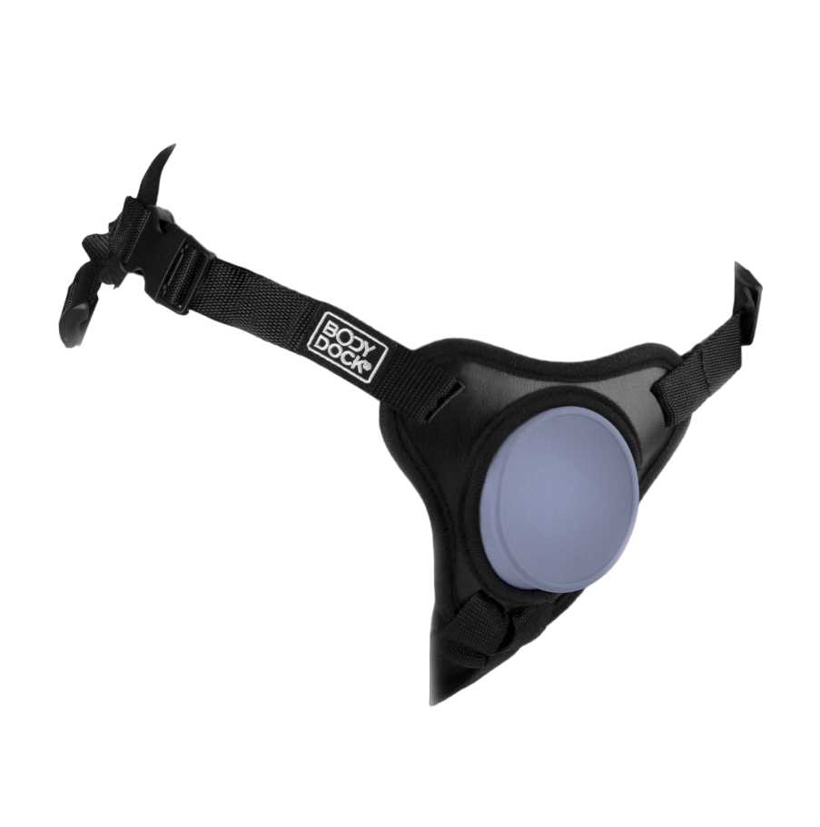 Черные трусики для страпона Body Dock SE на регулируемых ремнях