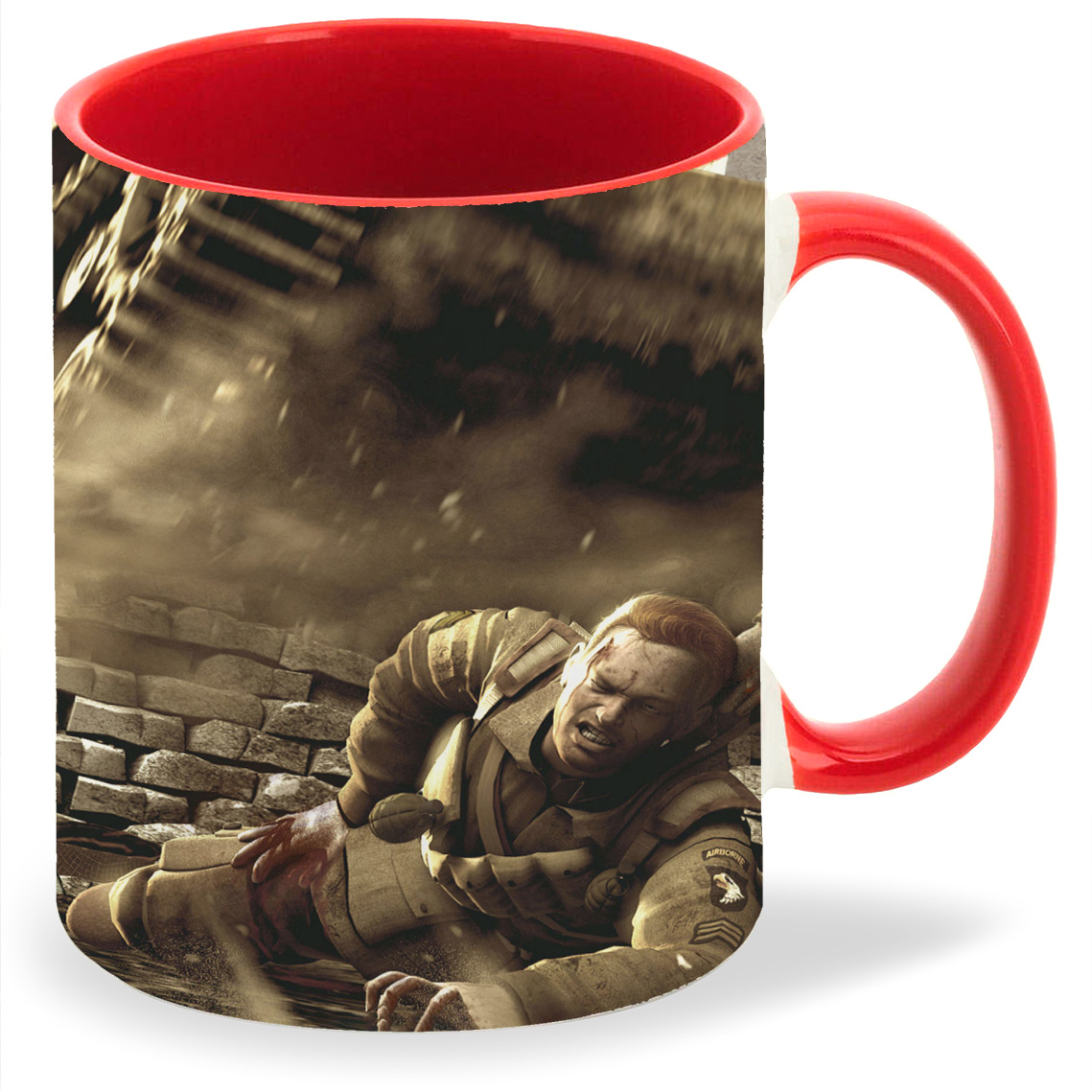 

Кружка CoolPodarok brothers in arms hells highway Тащит раненого солдата Автомат, brothers in arms hells highway Тащит раненого солдата Автомат