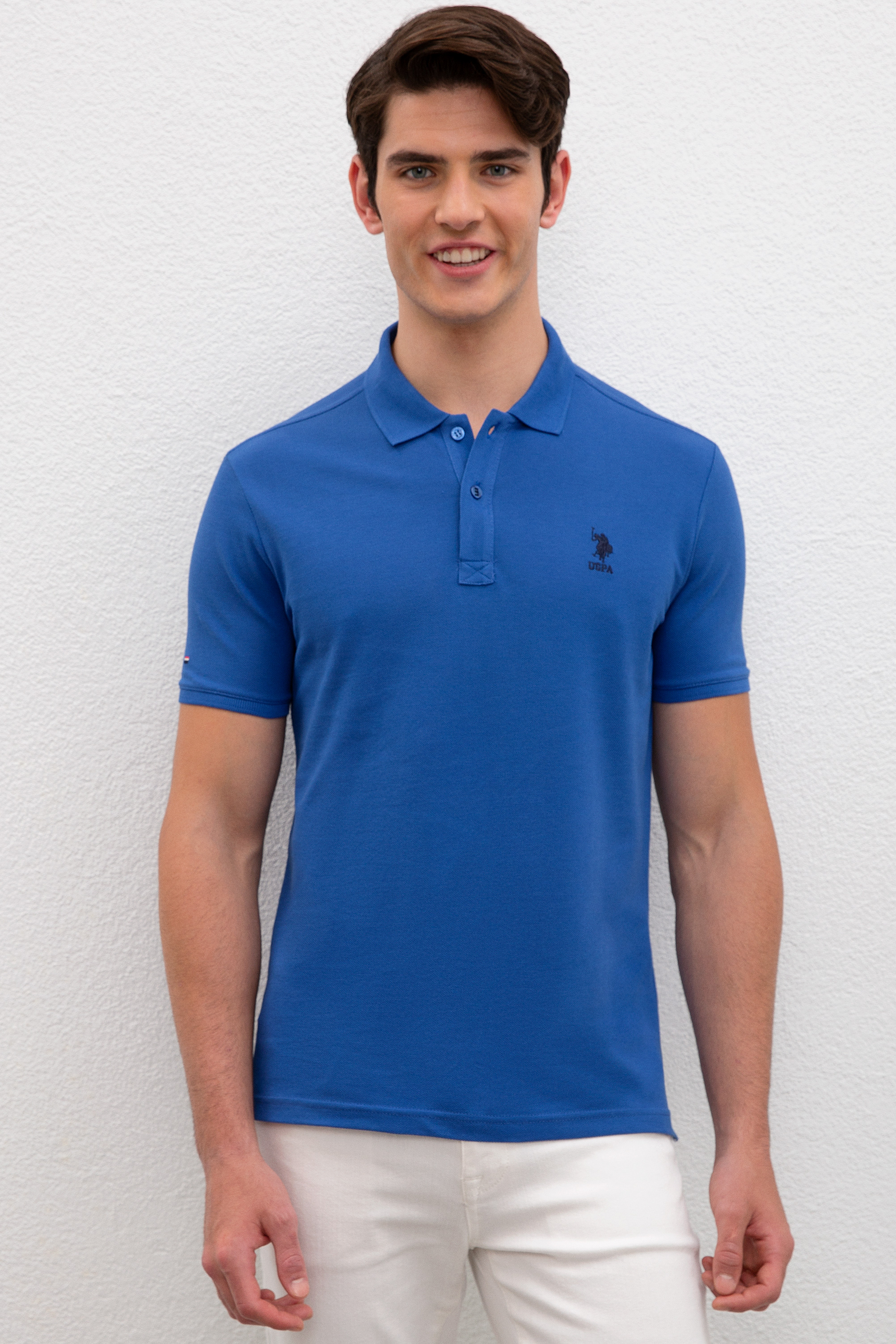 

Футболка мужская U.S. POLO Assn. G081SZ0110TP20 синяя M, G081SZ0110TP20