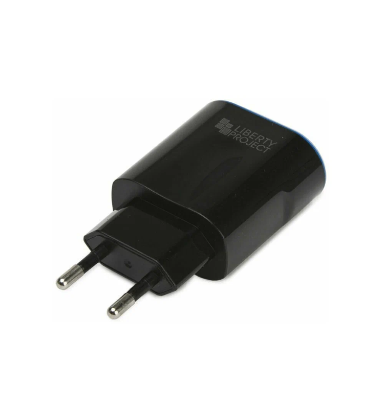 

Сетевое зарядное устройство "LP" с двумя выходами USB 2,4A + кабель Apple Lightning 8-pin