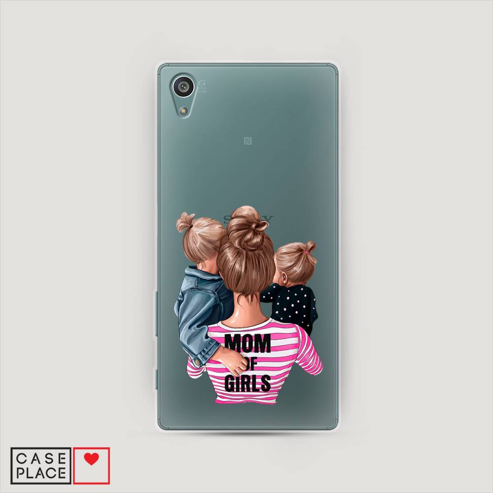 

Чехол Awog на Sony Xperia Z5 "Mom of Girls", Разноцветный, 52150-6