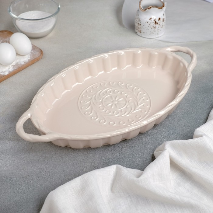 

Доляна Овал, Массимо, 39,5х21,2х5,3 см, Бежевый, Овал, Массимо, 39,5х21,2х5,3 см