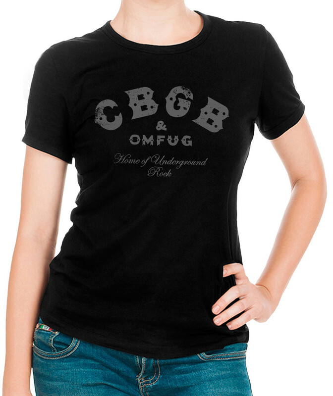 фото Футболка женская design heroes cbgb and omfug рок клуб черная 2xl