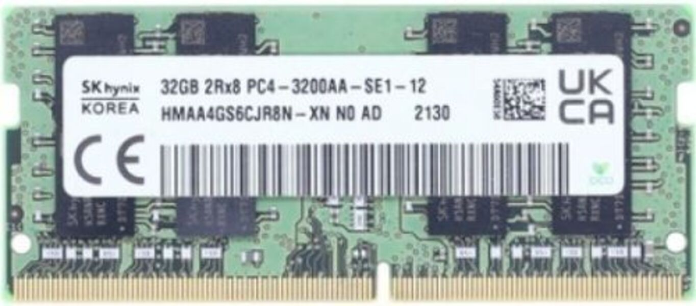 Оперативная память Hynix HMAA4GS6CJR8N-XN (HMAA4GS6CJR8N-XN), DDR4 1x32Gb, 3200MHz