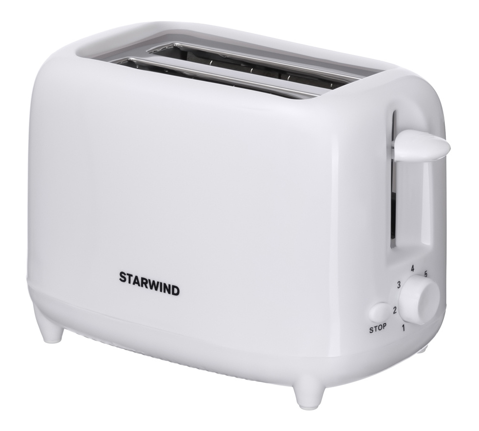 Тостер STARWIND ST7001 White тостер bbk tr82 white