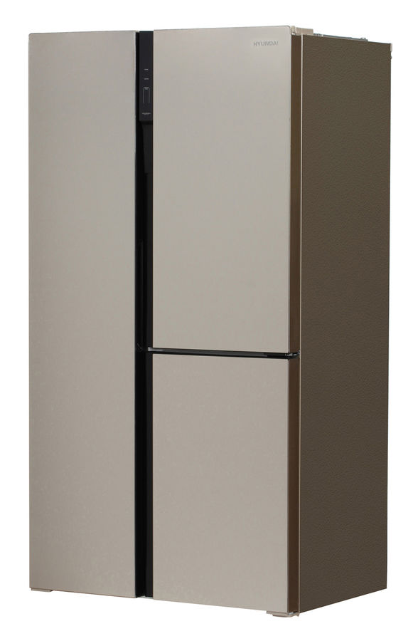 Холодильник HYUNDAI CS6073FV бежевый холодильник hyundai cs5073fv