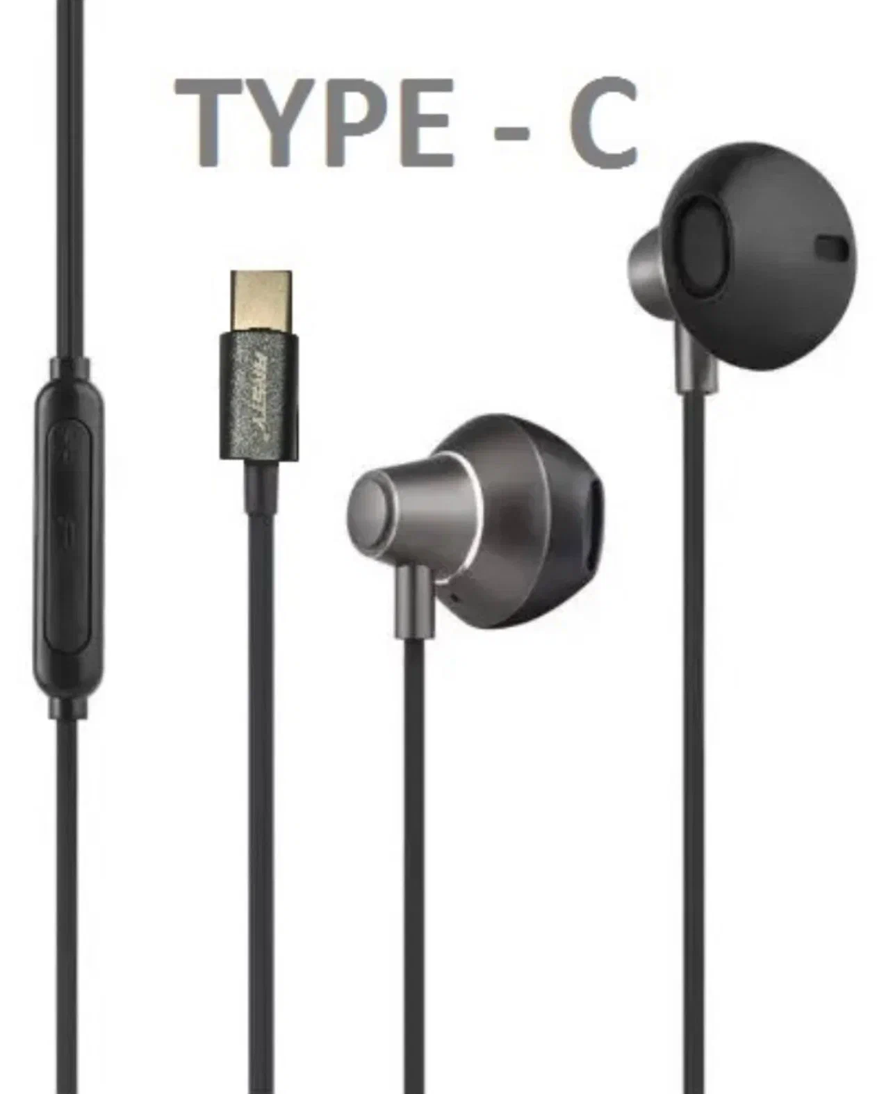 Проводные наушники Ansty E-025 HiFi Type-C черные