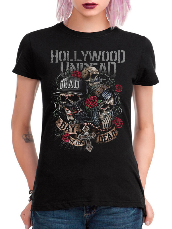 фото Футболка женская design heroes hollywood undead черная 2xl