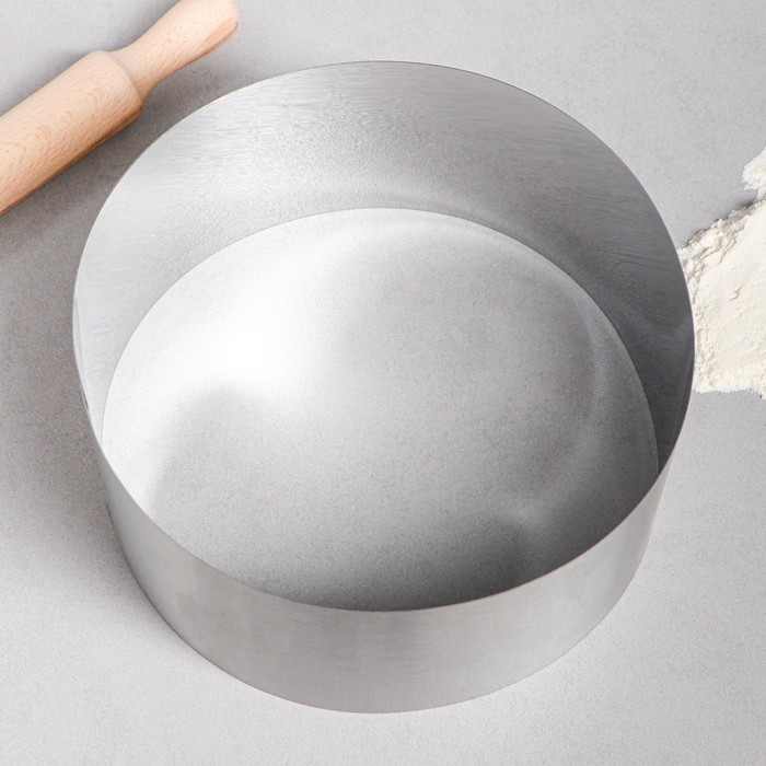 

TAS-PROM Круг, h 12, d 24 см, Серебристый, Круг, h 12, d 24 см