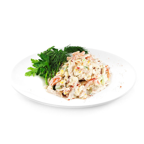 

Салат Багратион с курицей +-200 г
