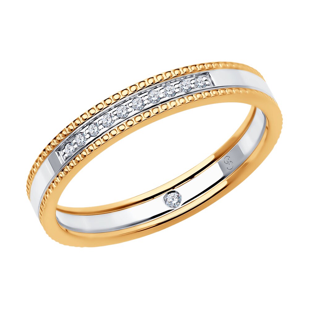 

Кольцо из золота р.  SOKOLOV Diamonds 1114342-01, бриллиант, 1114342-01