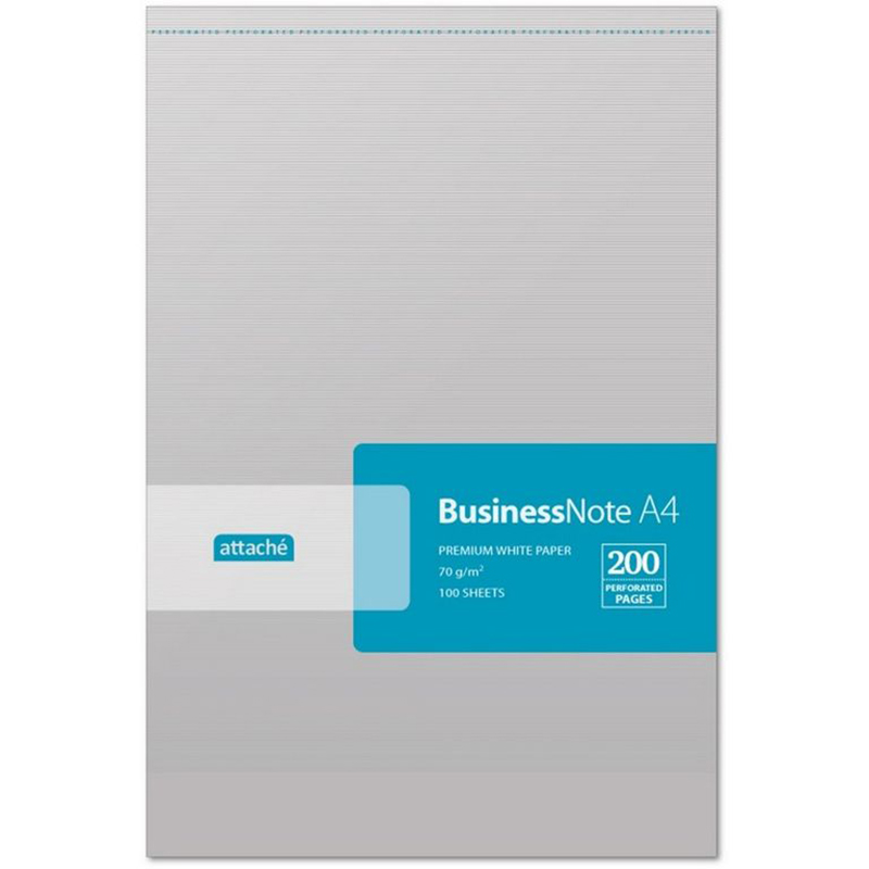 

Блокнот Микроперфорация А4 100л. склейка Attache линейка, bl-338