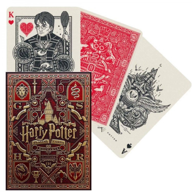 

Игральные карты Theory11 Harry Potter (Gryffindor Red), Theory11 Harry Potter (Gryffindor Red) / Гарри Поттер (Факультет Гриффиндор, красные)
