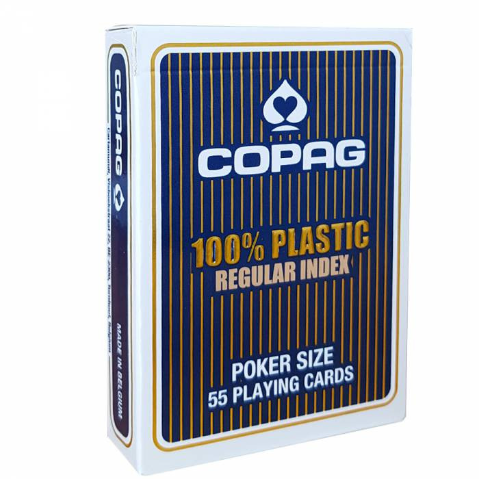 

Игральные карты Copag 2 Corner Regular Index, синие, Copag 2 Corner Regular Index, синие
