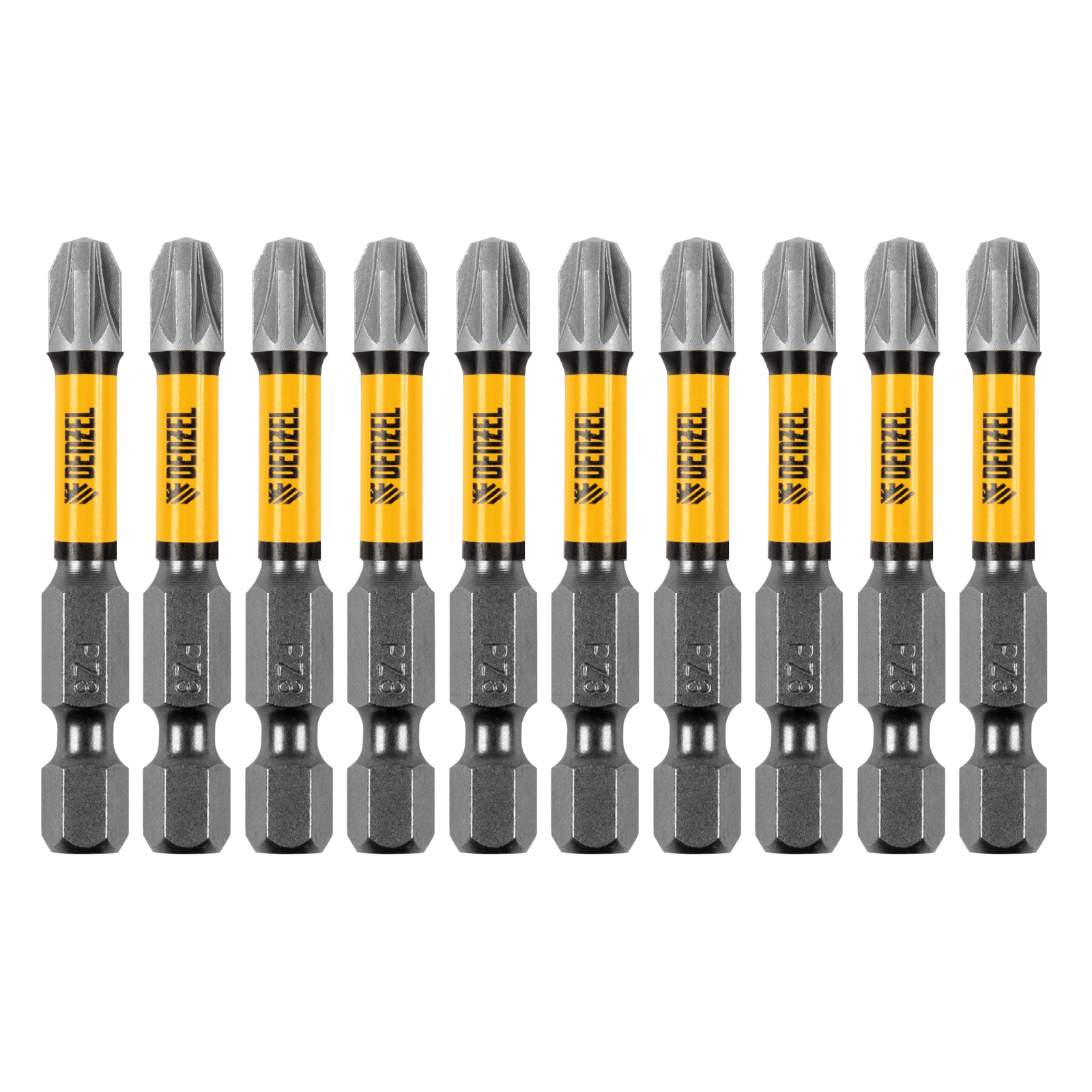 

Набор бит DENZEL, 10 шт., сталь S2, торсионных PZ3x50 мм, 11693