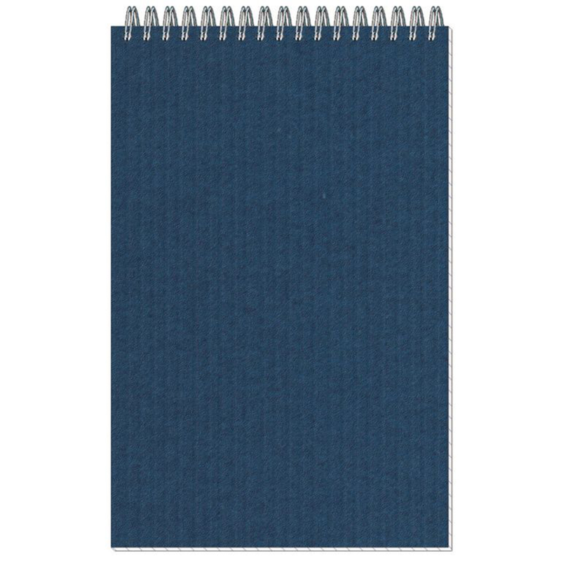 

Блокнот Микровельвет- А5 50л, клетка, спираль, синий 2 штуки, bl-333