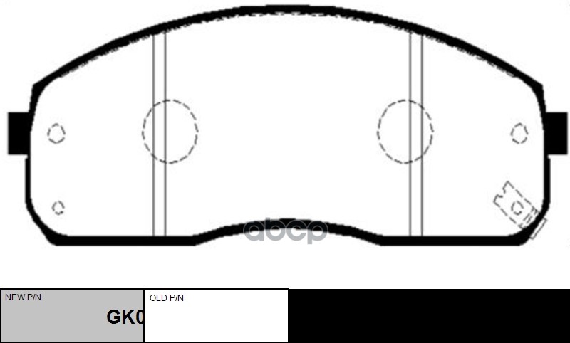 

Тормозные колодки Ctr GK0530