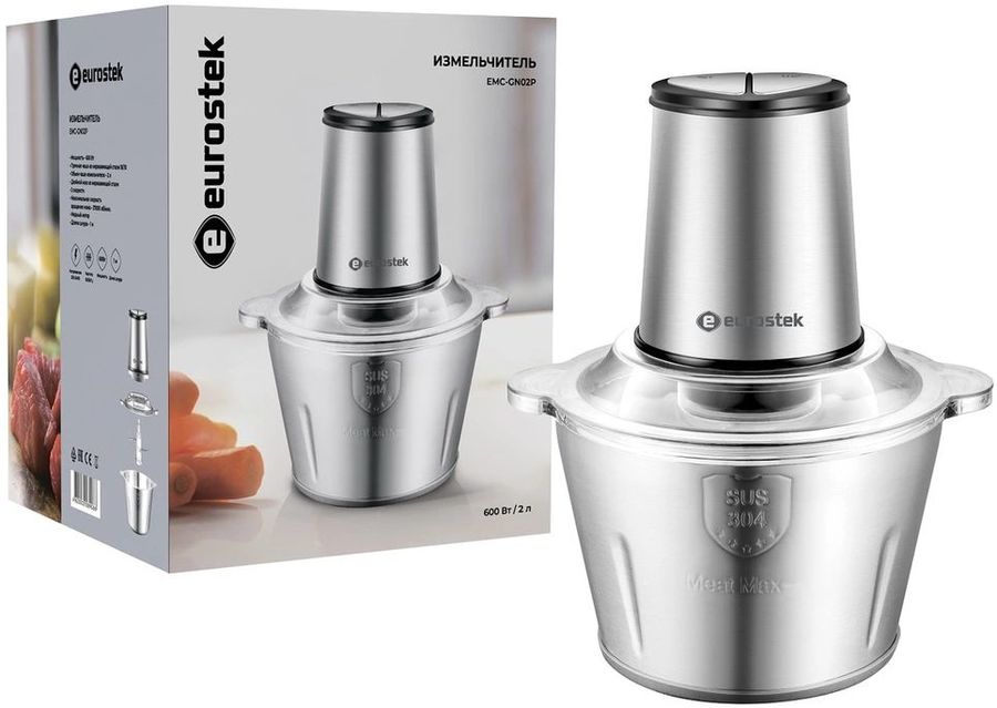 

Измельчитель Eurostek EMC-GN02P Silver, EMC-GN02P