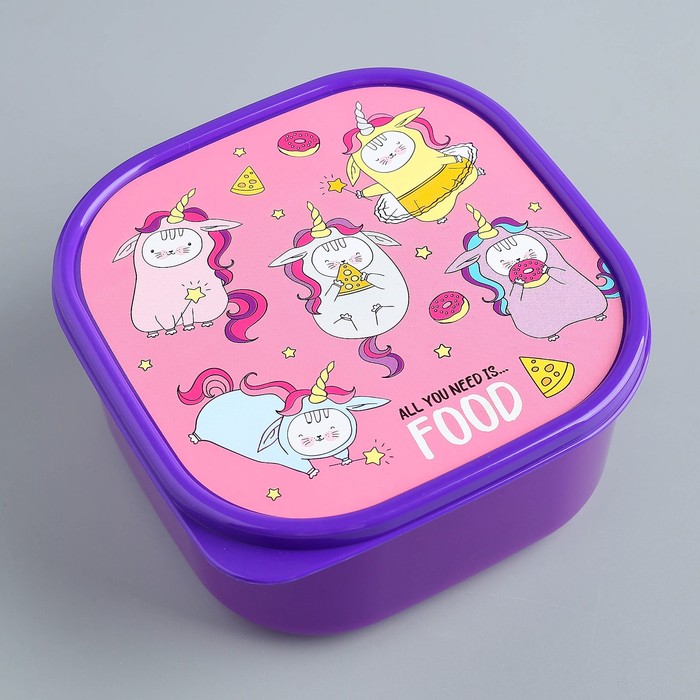

Ланч-бокс «All you need is food», 700 мл