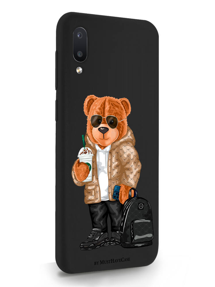 фото Чехол musthavecase для samsung galaxy a02 tony style в очках черный