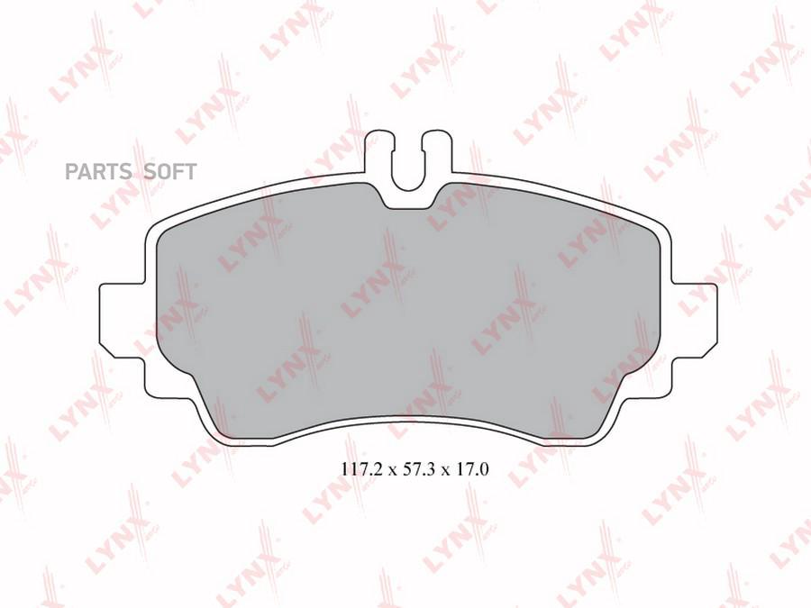 

Тормозные колодки LYNXauto передние BD5306