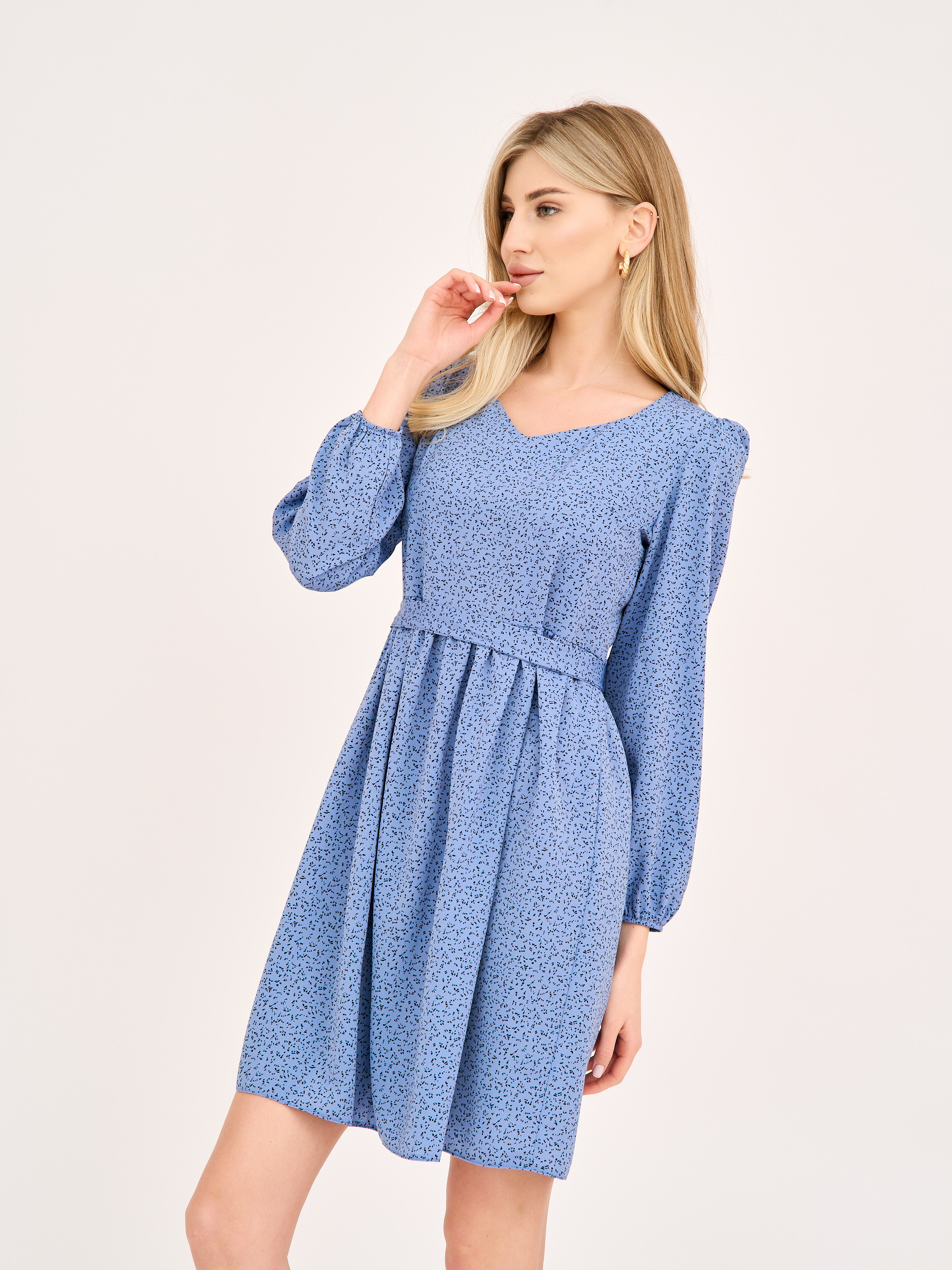 

Платье женское BrandStoff BS20082 голубое 42 RU, BS20082