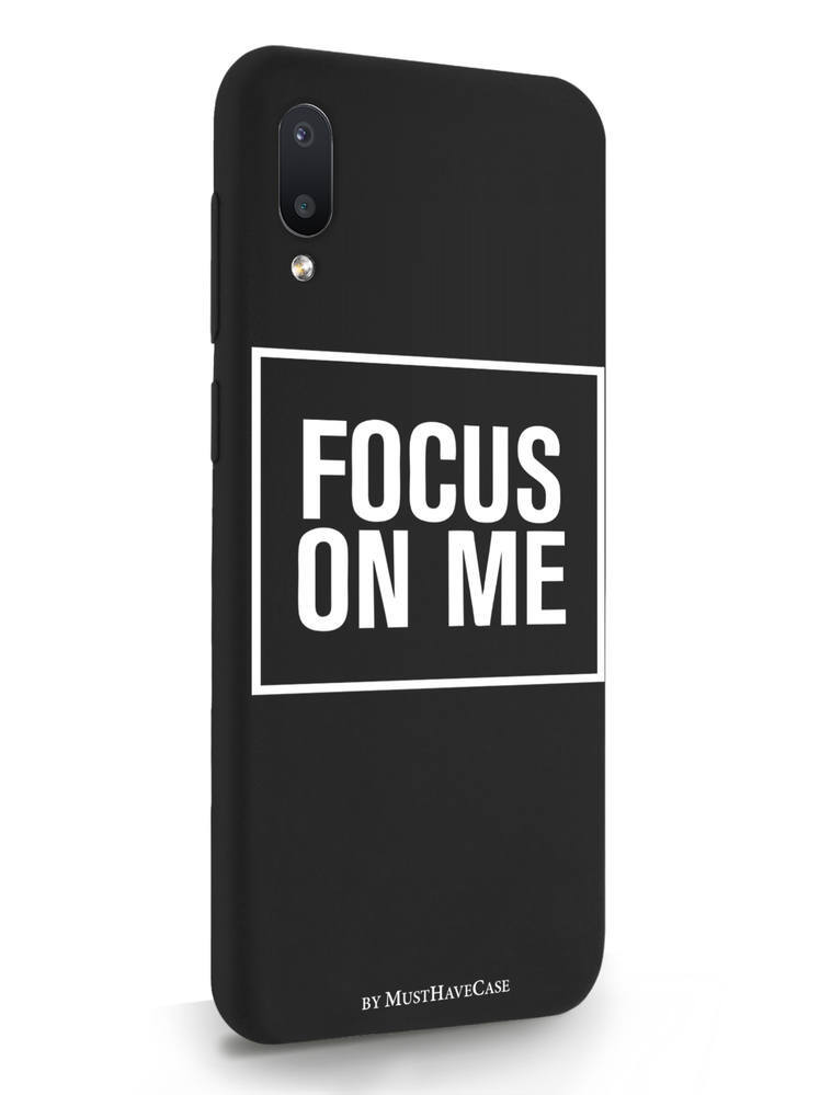 фото Чехол musthavecase для samsung galaxy a02 focus on me черный